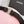 CC Stamp Buckle Women Belt 30mm Elastic Black Cowhide 196837