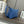 Sac à main Loewe Puzzle Fold 22 cm en cuir de veau brillant bleu 274150