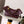 Sac à main Loewe Ola Medium 26 cm en cuir de veau bordeaux argenté 274222