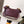 Sac à main Loewe Ola Medium 26 cm en cuir de veau bordeaux argenté 274222