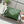 Pochette Loewe Flamenco en agneau brillant vert 274263