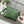 Pochette Loewe Flamenco en agneau brillant vert 274263