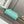 Sac cabas LOE Standard A5 en cuir de veau turquoise brillant 274269