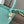 Sac cabas LOE Standard A5 en cuir de veau turquoise brillant 274269