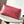 LOE 31 Sac cabas pliable moyen en cuir de vachette brillant bordeaux mélangé chocolat 274321