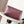 Cabas pliant LOE 31 de taille moyenne en cuir de vachette brillant rouge cramoisi 274309