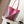 Cabas pliant LOE 31 de taille moyenne en cuir de vachette brillant rouge cramoisi 274309