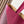 Cabas pliant LOE 31 de taille moyenne en cuir de vachette brillant rouge cramoisi 274309