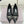 Jimmy Choo 26WF Pointed Toe Rhinestone Bow Chunky Heel Black in  Sheepskin 573540