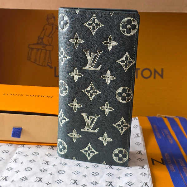 LV Brazza Wallet 19 Dark Grey Calfskin 274805