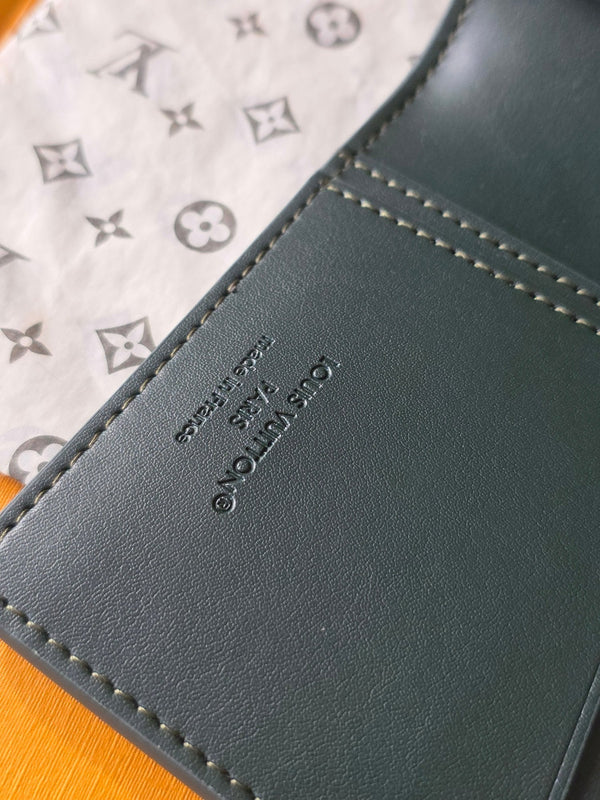 LV Brazza Wallet 19 Dark Grey Calfskin 274805