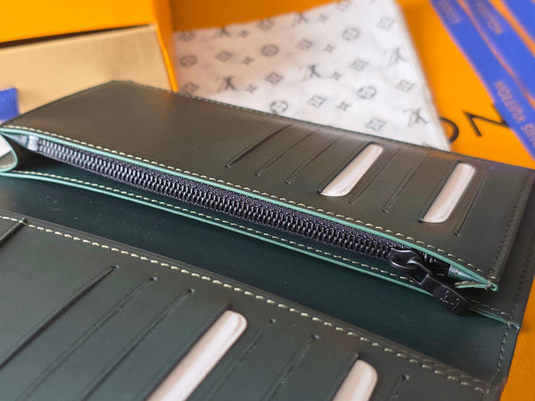 LV Brazza Wallet 19 Dark Grey Calfskin 274805