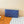 LV Key Pouch S Blue PVC Fabric with Leather 275143