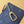 LV Key Pouch S Blue PVC Fabric with Leather 275143