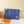 LV Pochette Accessoires Dark Blue PVC Fabric with Leather 275162
