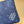 LV Pochette Accessoires Dark Blue PVC Fabric with Leather 275162