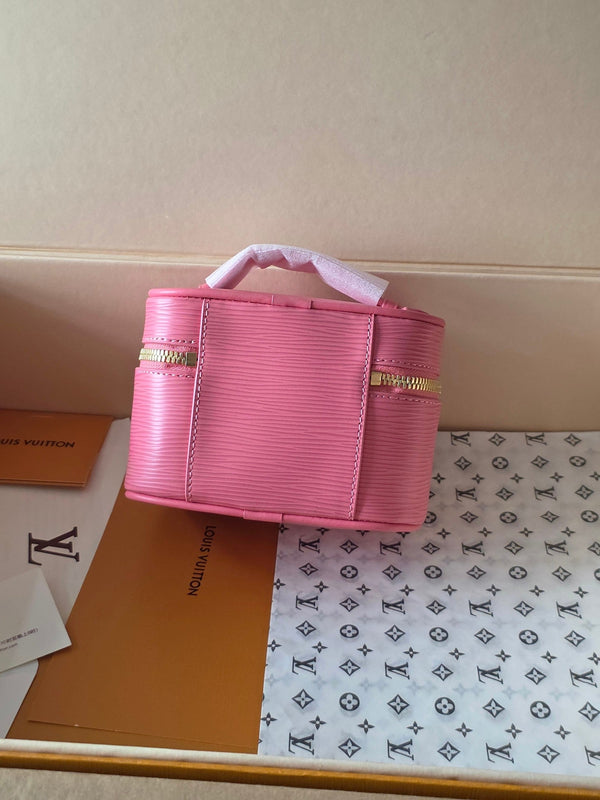 LV Nice Nano Cosmetic 10.2 Bag Pink Epi Leather 275220