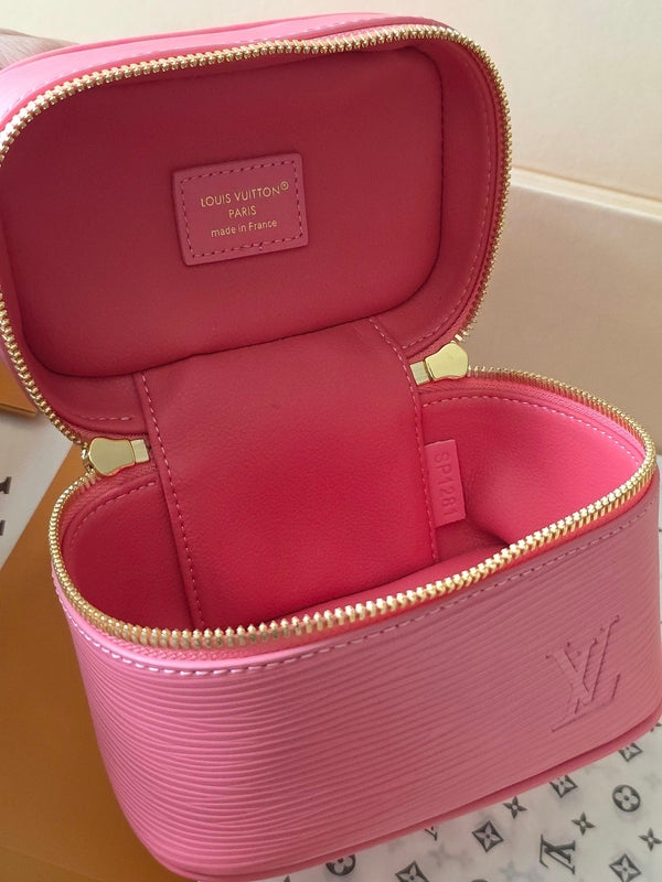 LV Nice Nano Cosmetic 10.2 Bag Pink Epi Leather 275220