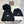 Hermes Classic Hat & Scalf Set Black Rabbit Fur 980201