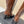 Bottes hautes Chanel marron foncé en cuir de vachette à bout carré et motif croco 591399