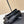 Ballerine Chanel siglée CC entrelacés en agneau noir 591388