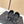 Ballerines Chanel Coco Mark Noires Argentées en Agneau 591378