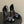 HM Joy Sandal 100 Black Pink in Suede 593802