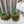 Loewe Mule doublée fourrure 25SS 100 verte en fourrure de renard 597443