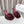 Loewe 25SS Fur-lined Mule 100 Burgundy in Fox Fur 597441