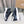 Loewe x on Angpao Couple Running Sneakers Black Gray White Nylon Calfskin 597421