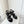 Chanel 26 Turnlock 80 Black Sandal Heels in Lambskin 597407