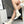 Chanel Chain Sock Ankle Boots White Wool Flyknit 597918