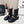 Chanel Bottines Chaussettes à Chaînes Laine Noir Flyknit 597917