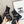 Chanel Bottines Chaussettes à Chaînes Laine Noir Flyknit 597917