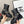 Chanel Chain Sock Ankle Boots Black Calfskin 597914