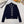 Cardigan Chanel Col Rond Maille Torsadée Bleu Marine en Laine 799529