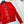 Cardigan ras du cou Chanel en maille torsadée rouge en laine 799524