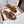 HM Oran Sandal Camel Brown Wool Velvet 598195