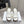 CD Attitude Wedge Sandals White in Cowhide 598182