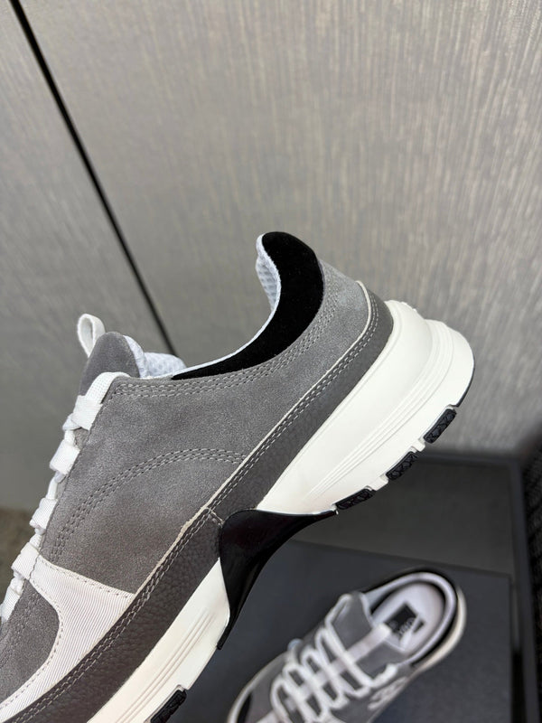 Chanel 26 Quilted Classic Sneaker Gray in Lambskin 602474