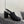 Chanel 26 Classic Chunky Heel Open Back Sandal 95 Black in Suede 602495