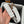 CC Rhinestone Belt 3.0CM White Cowhide Multicolor Buckle 198409