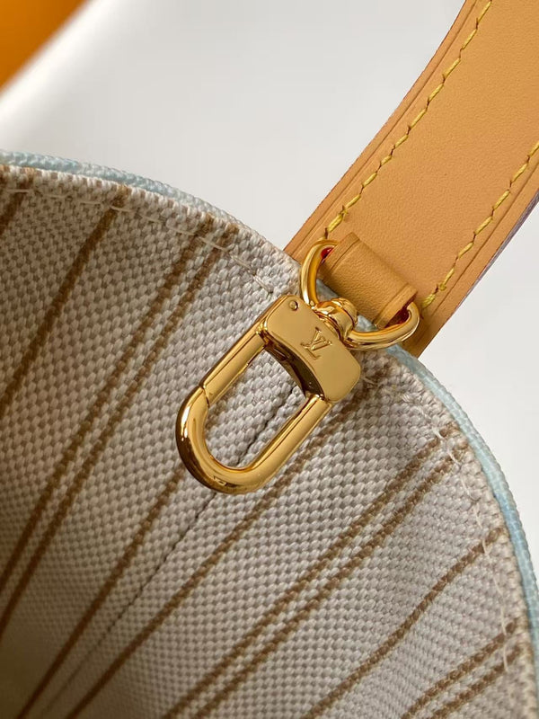 LV M27529 All-In BB Handbag 18 Light Blue Monogram and Damier Pattern 278106