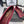 CC Ballet Flats Burgundy in Cowhide 611699
