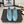CC Ballerines bleues en daim 611698