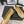 Ballerines CC jaunes en suède 611697
