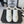 Chaussures de baseball Chanel Coco blanches en cuir de vachette 611674