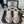 CC Sneaker Pink Silver Metallic in Cowhide 611668
