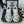 CC Sneaker Vert Argent Métallisé en Cuir de vachette 611666