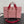 CC 26 Striped Woven Beach Bag 46 Red in Cowhide